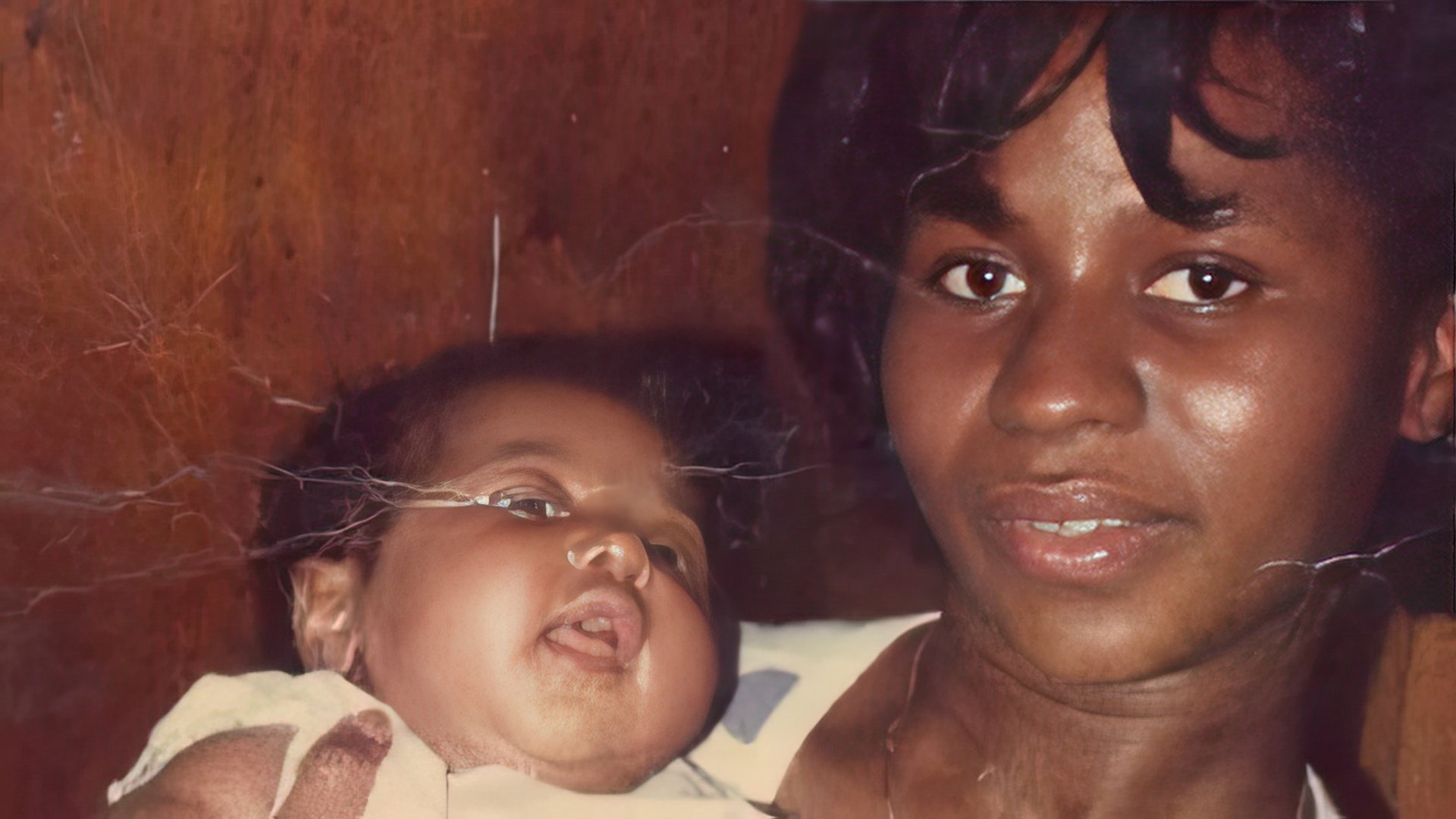 Little Nicki Minaj with her mom