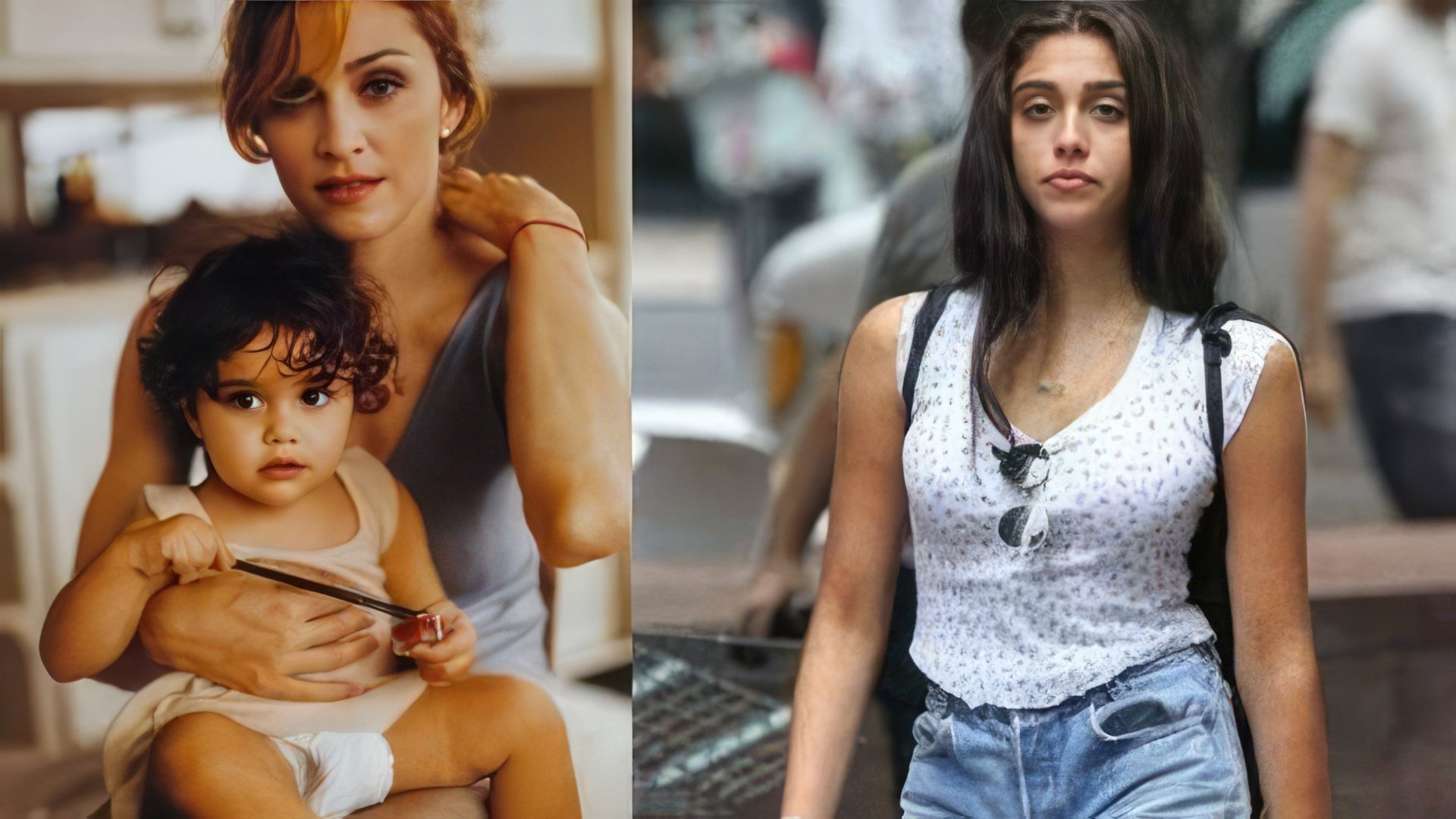 Lourdes Ciccone: in childhood and 20 years later