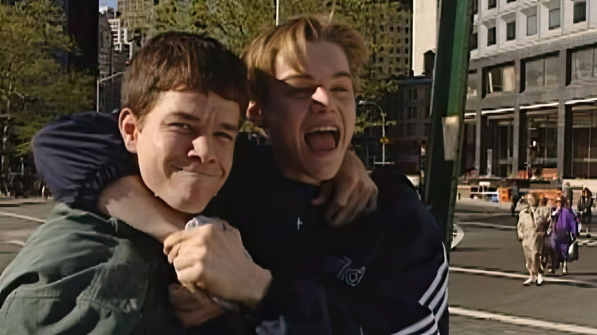 Mark Wahlberg and Leonardo DiCaprio co-starred in «The Basketball Diaries»