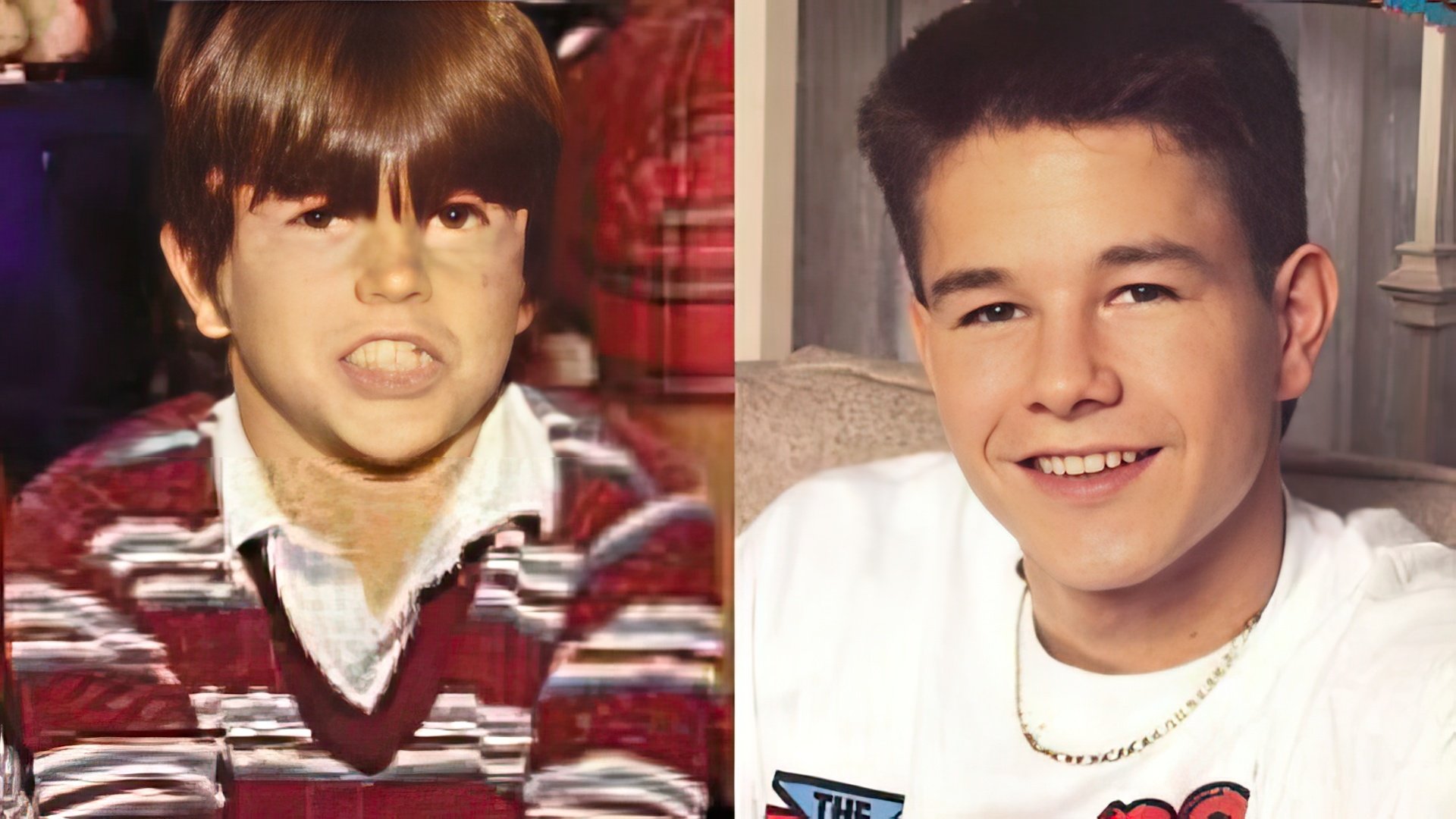 Mark Wahlberg as a child