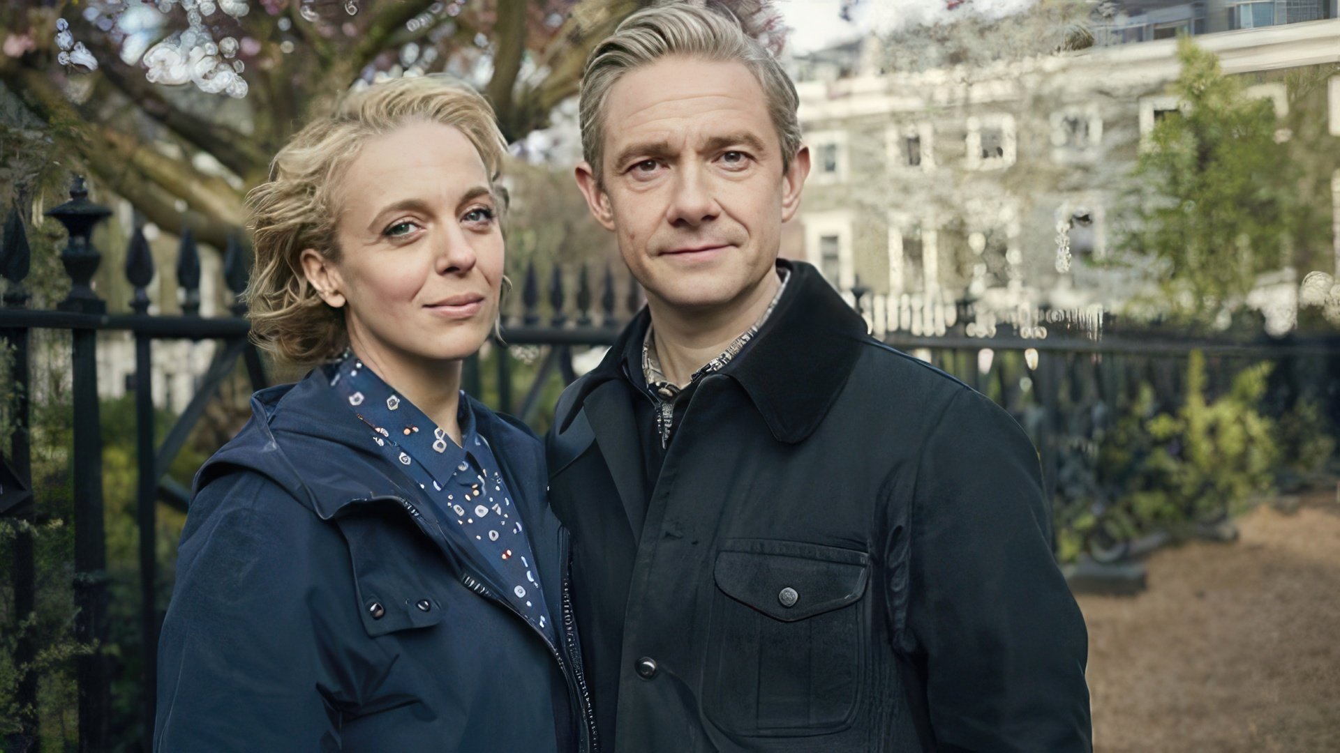 Martin Freeman and his wife Amanda Abbington