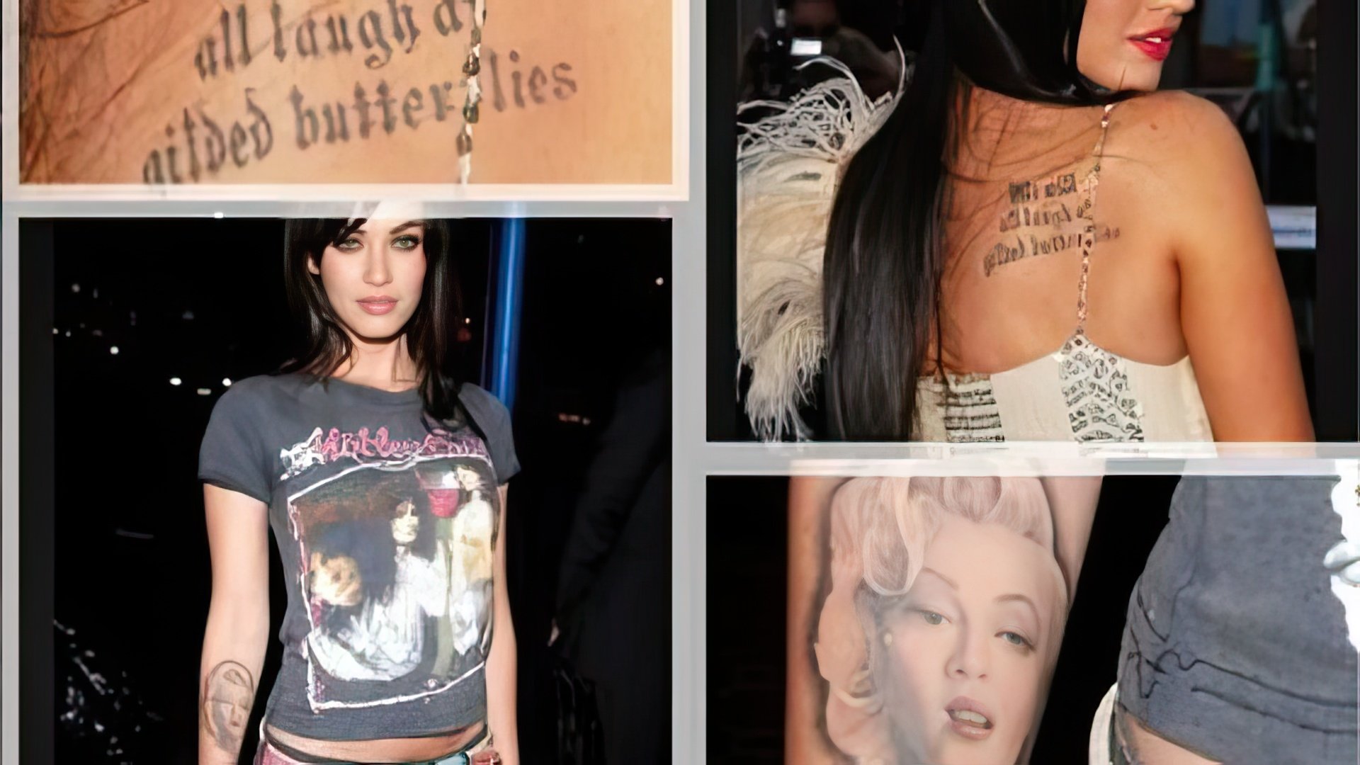 Megan Fox tattoos