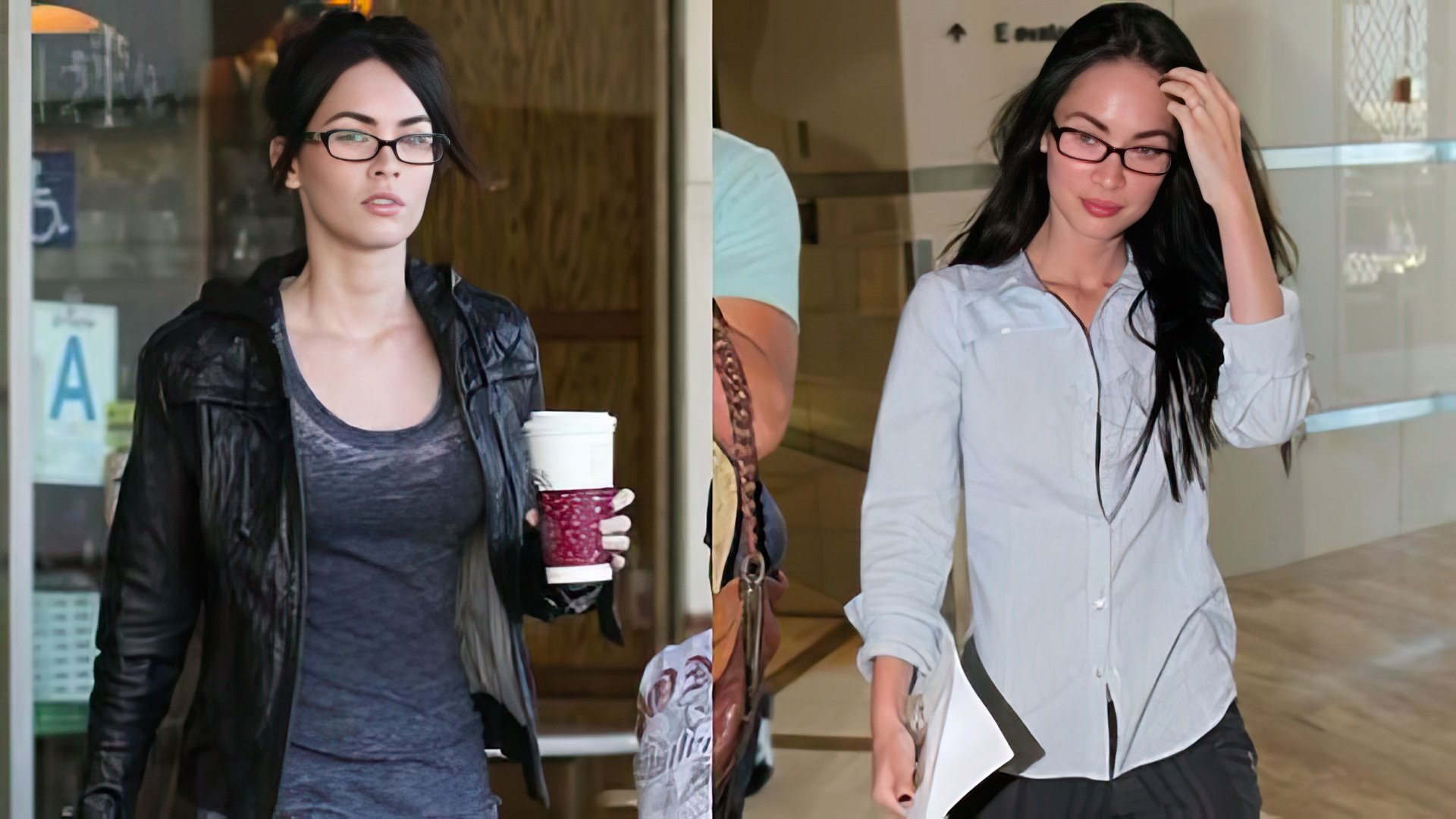 Megan Fox with no makeup and Photoshop