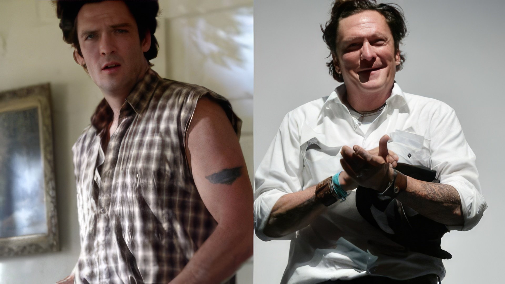 Michael Madsen in his youth and in his mature years
