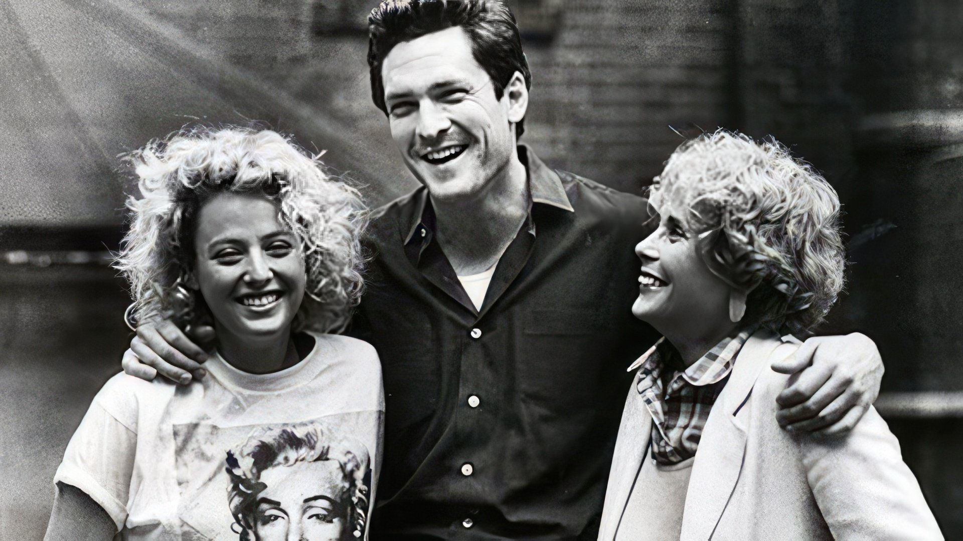Michael Madsen with his mother and sister Virginia