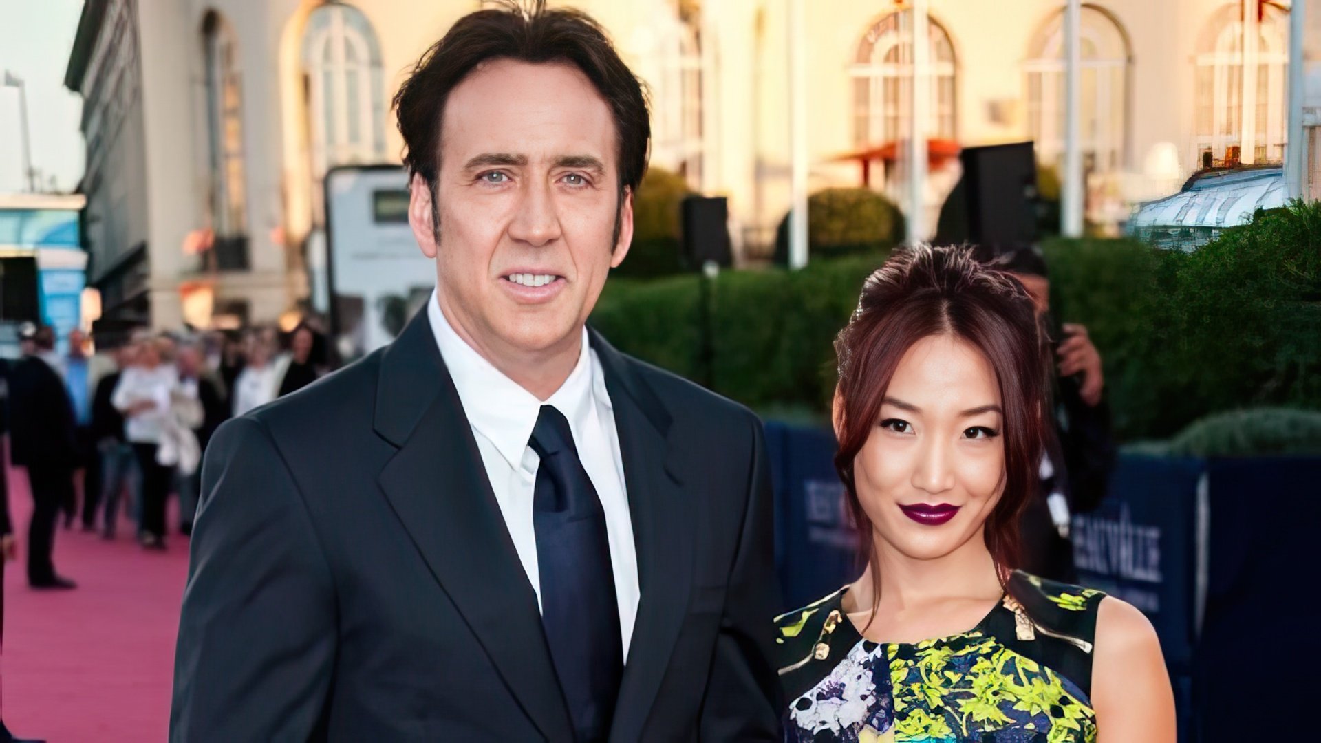 Nicolas Cage and his third wife Alice Kim