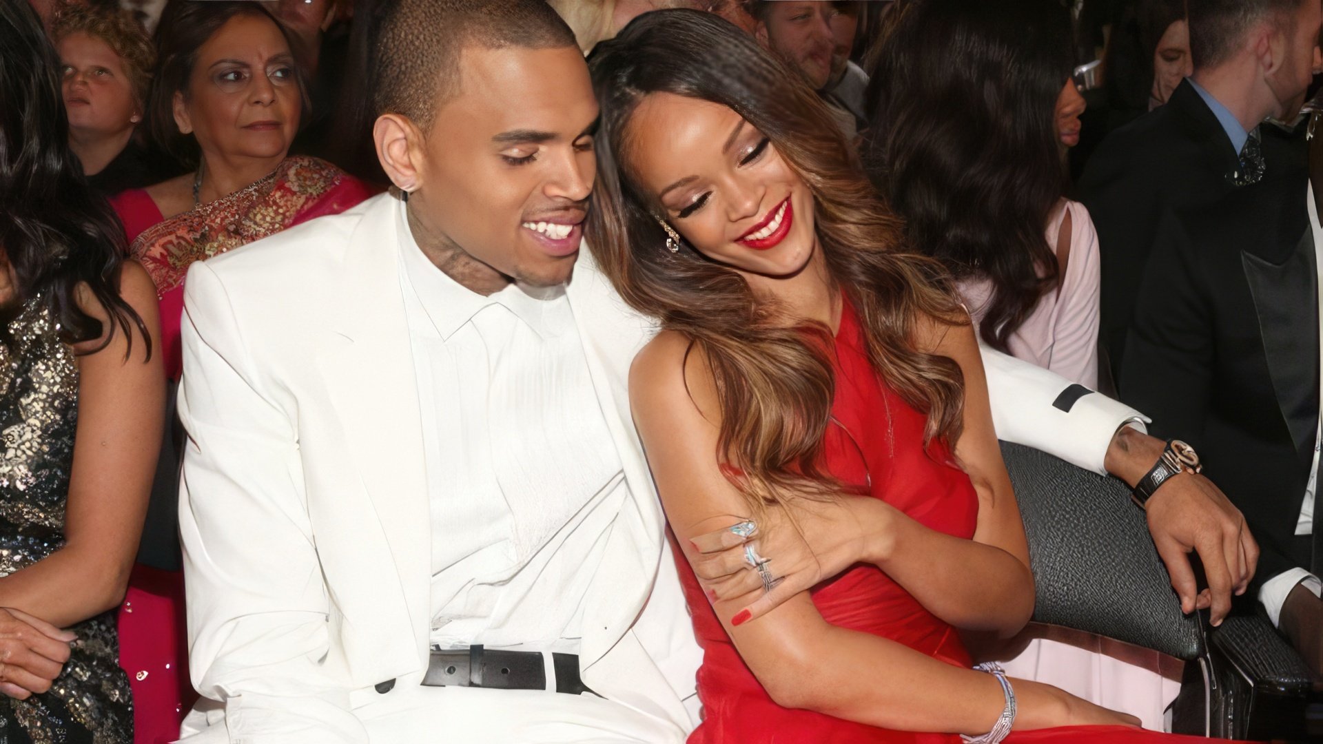 Rihanna and Chris Brown