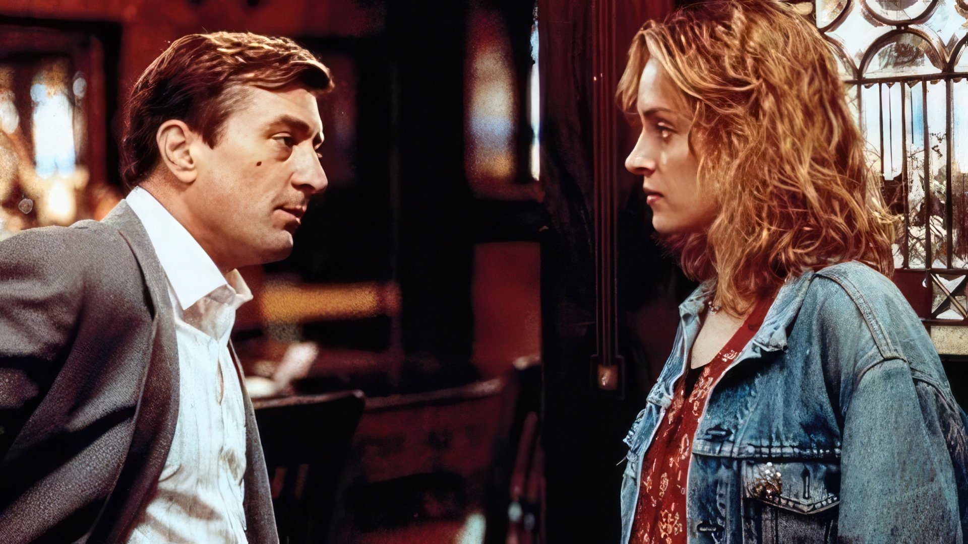 Robert De Niro and Uma Thurman in «Mad Dog and Glory»