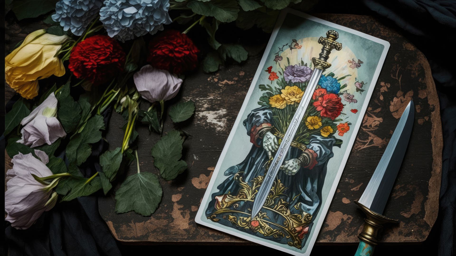 The Ace of Swords represents morality, truth, and justice