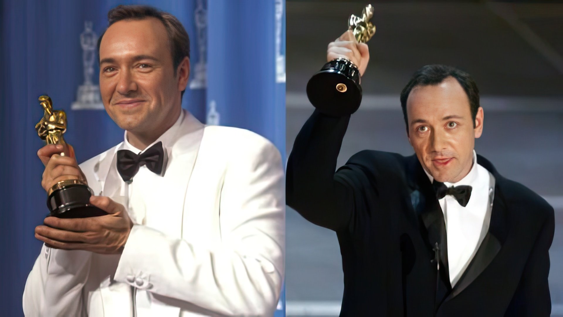 The are two «Oscars» among Kevin Space’s awards