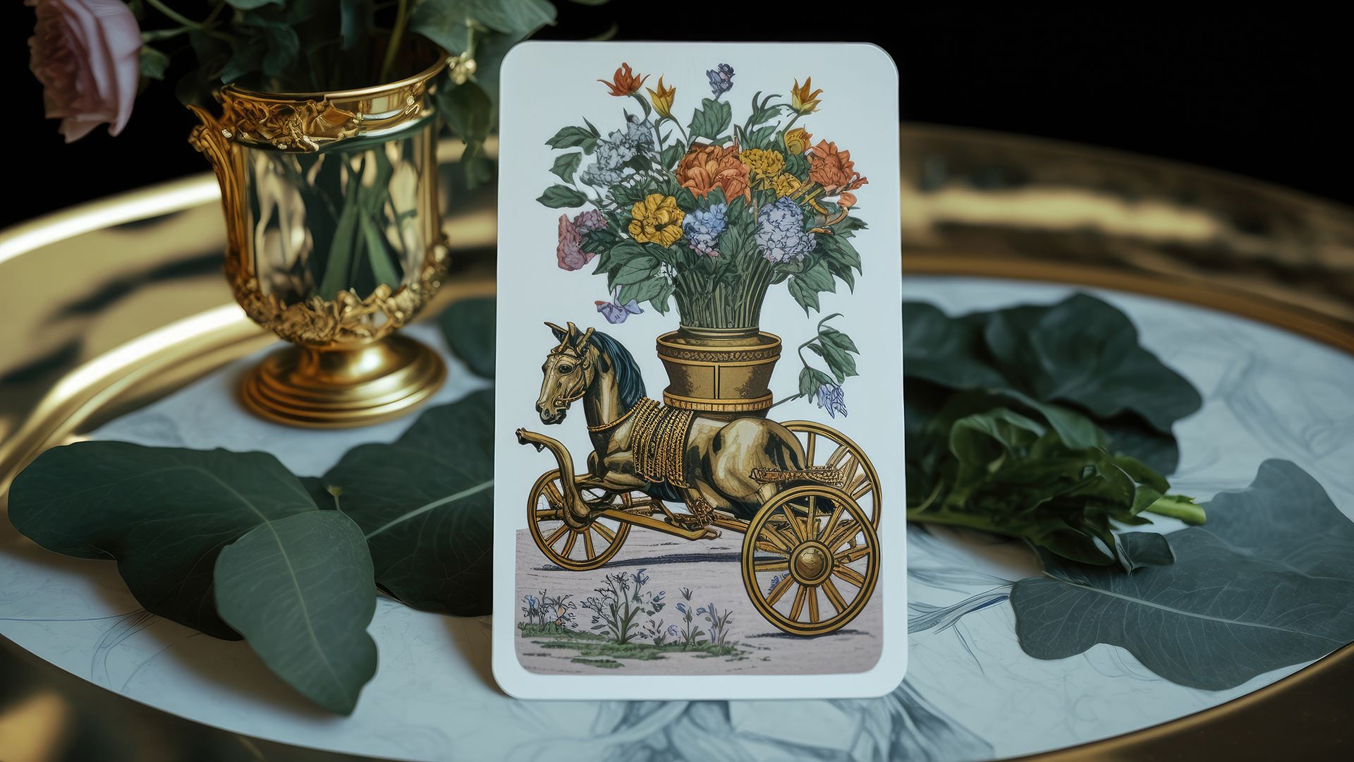 The Chariot is associated with triumph and progress