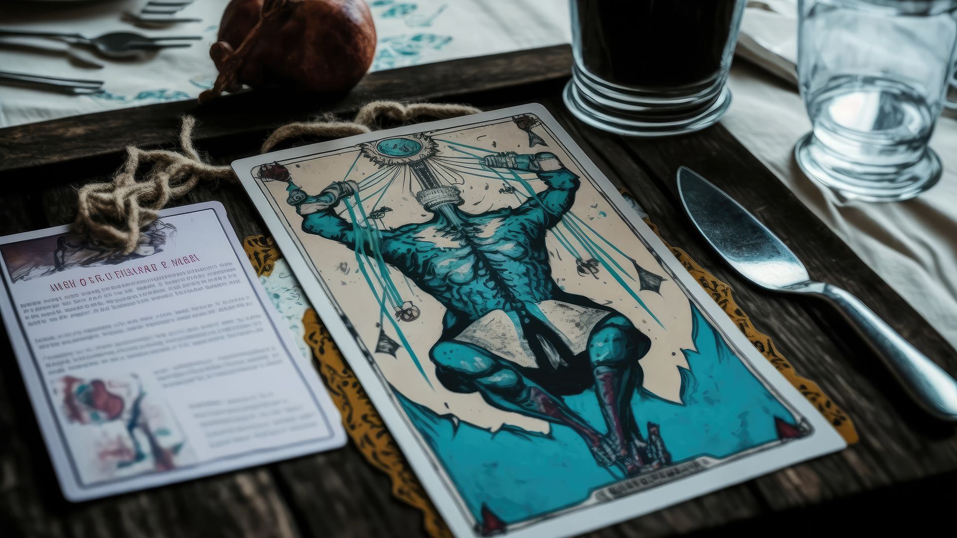 The Hanged Man speaks of a willingness to sacrifice for the sake of a higher goal