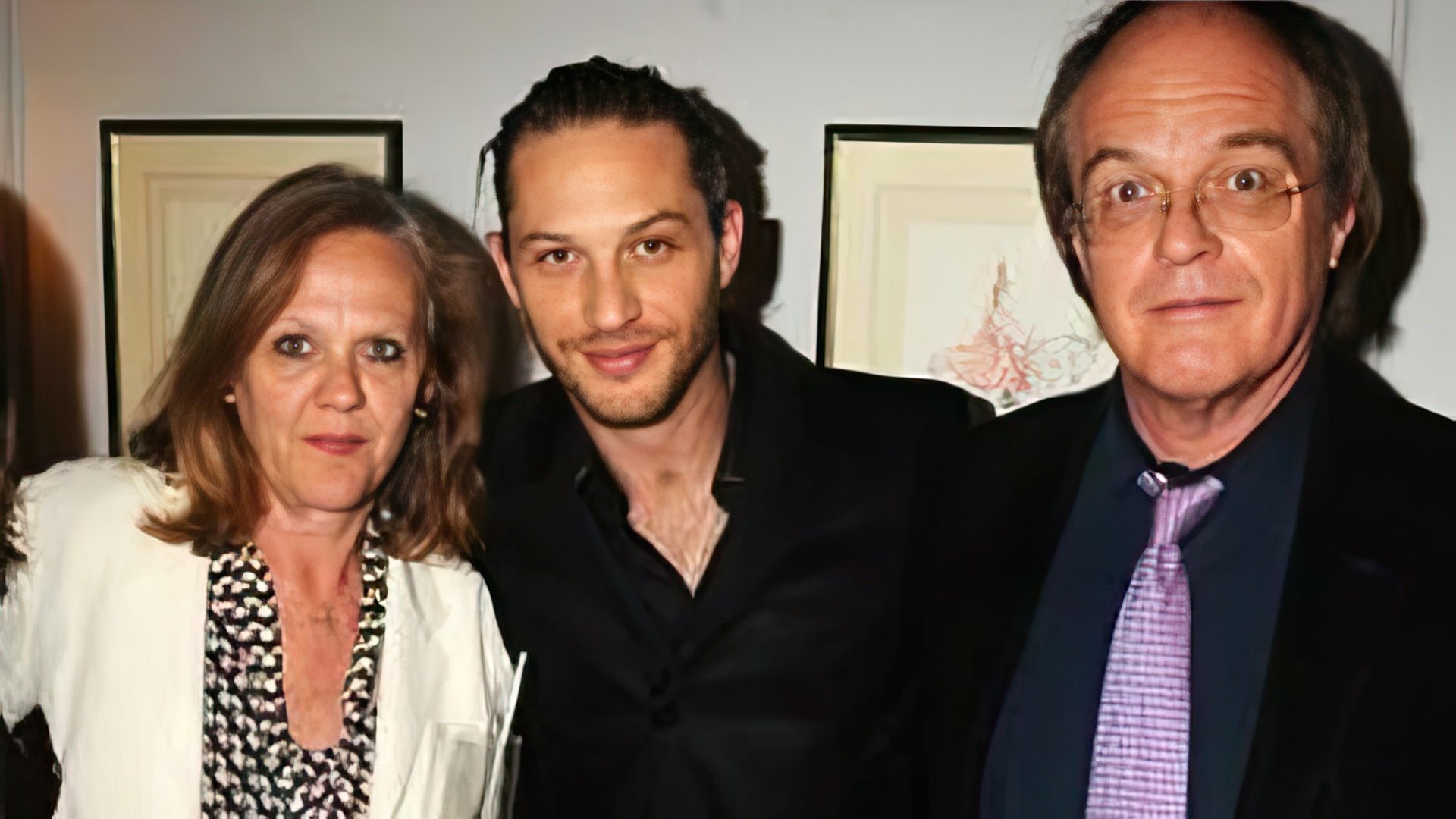 Tom Hardy with parents