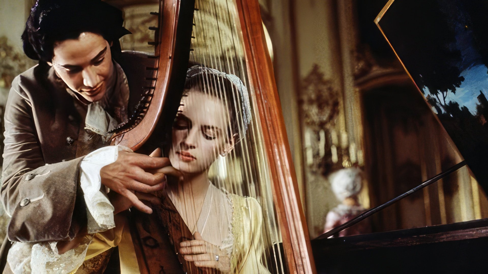 Uma and Keanu Reeves in a historical drama «Dangerous Liaisons»