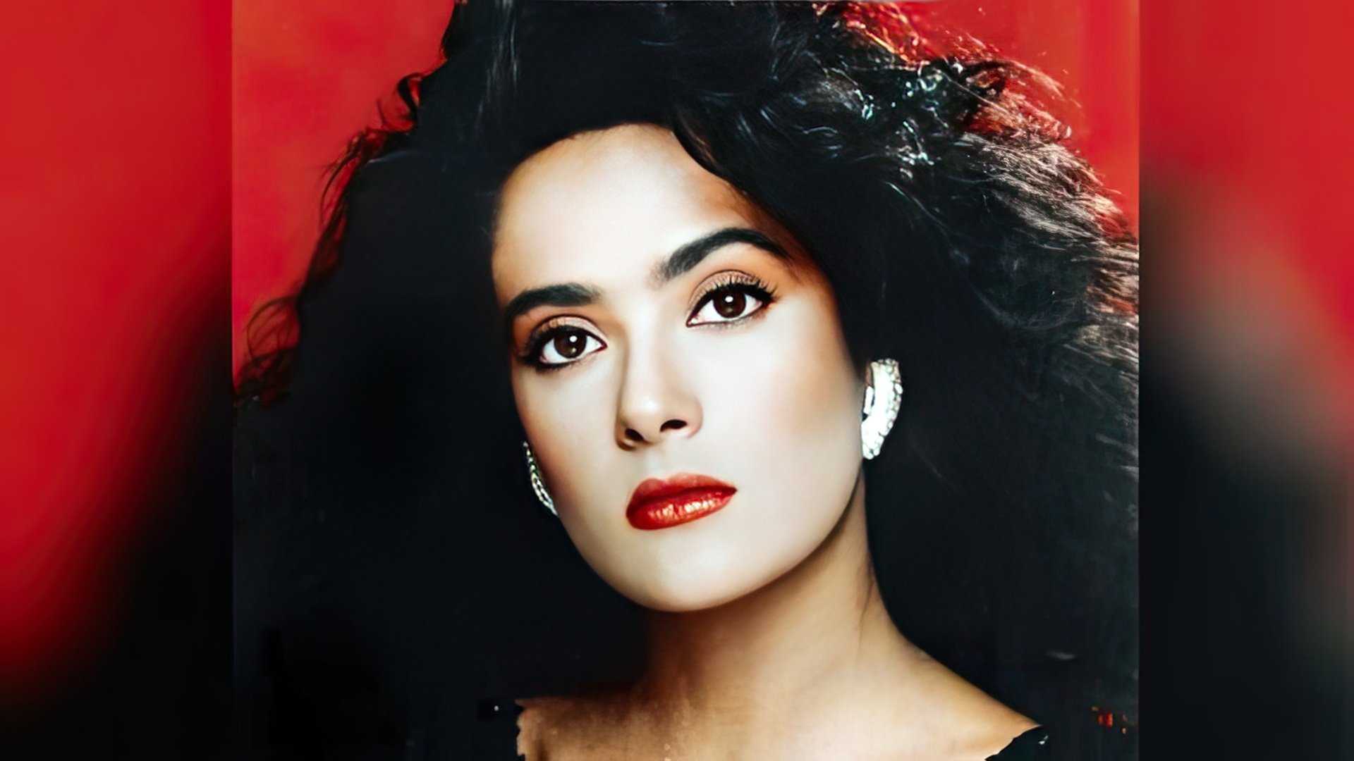 Young Salma Hayek in the Teresa series