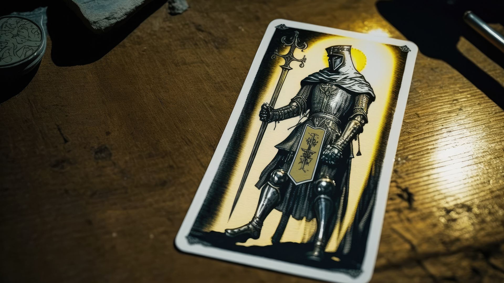 For a Knight of Swords, feelings do not matter