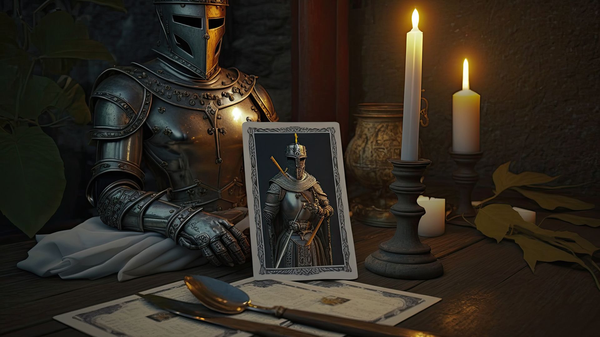 The Knight of Swords means heated discussions, uncompromising conclusions, biting irony