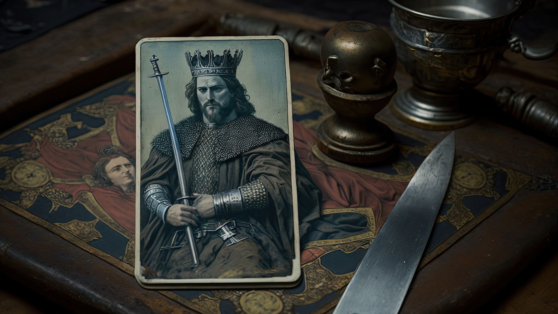 The Inverted King of Swords Represents a Dangerous Man with Power