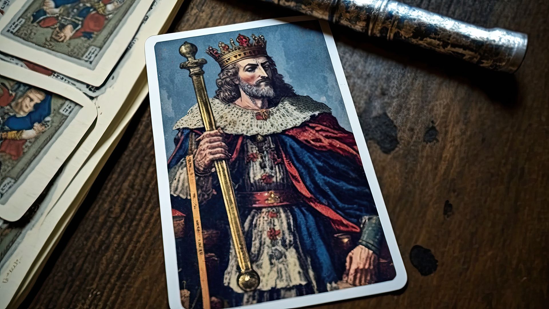 The King of Swords symbolizes the pursuit of ambitious goals