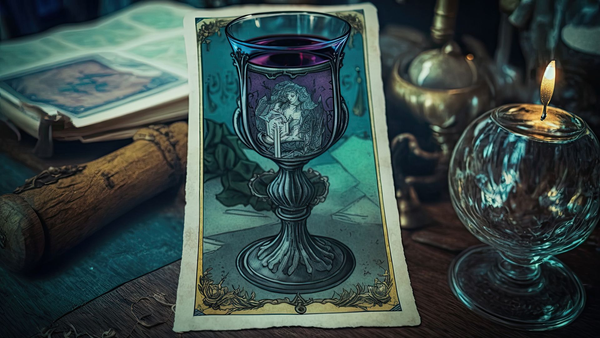 The Ace of Cups advises you to make love your priority