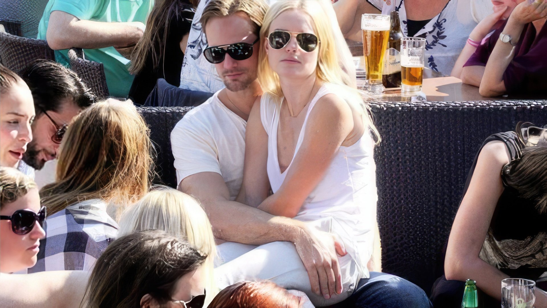 Alexander Skarsgård and Kate Bosworth on vacation