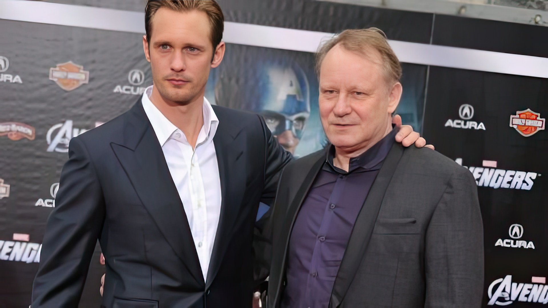 Alexander’s father, Stellan Skarsgård, is the great Swedish actor