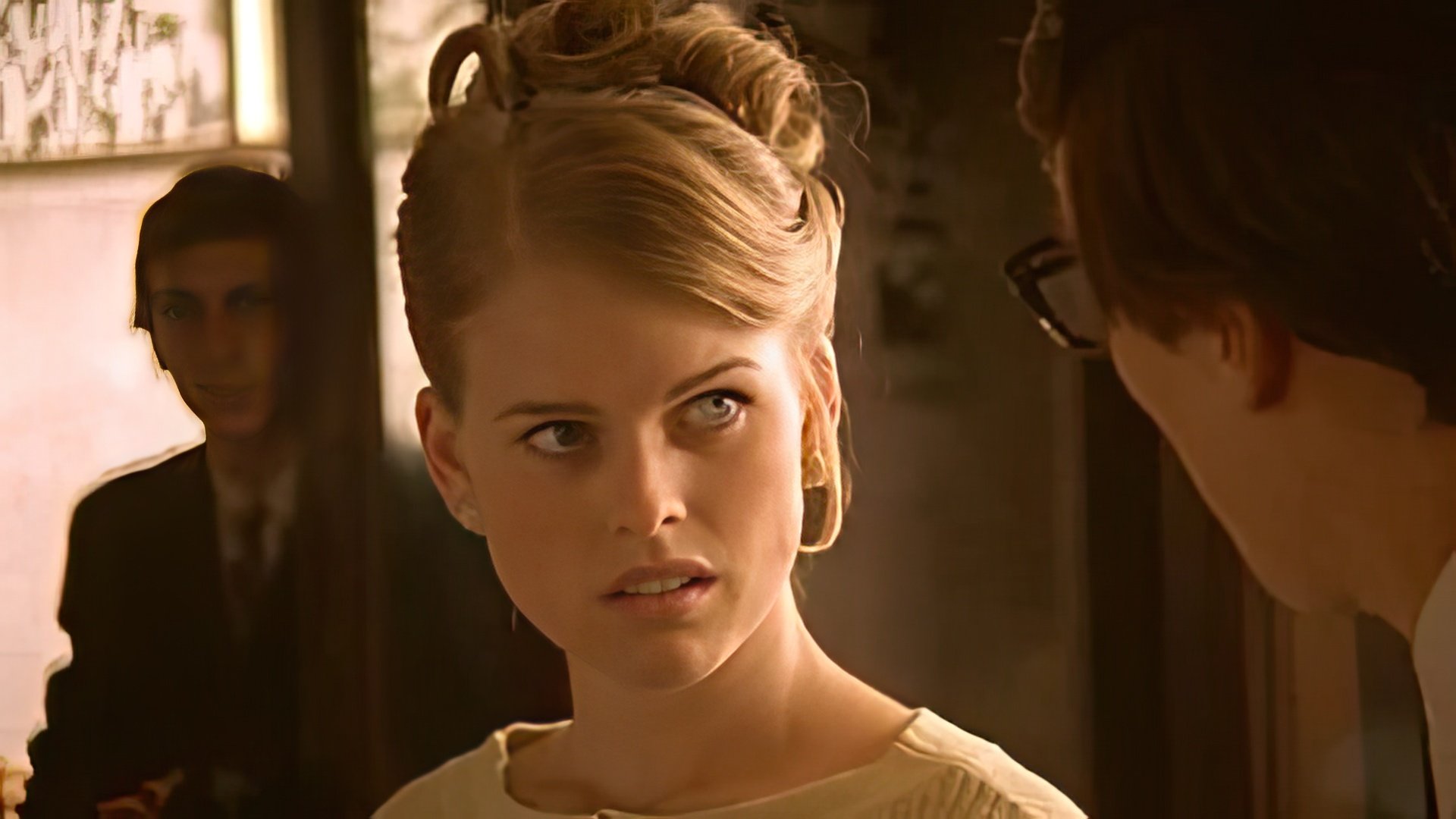 Alice Eve in the movie Hawking