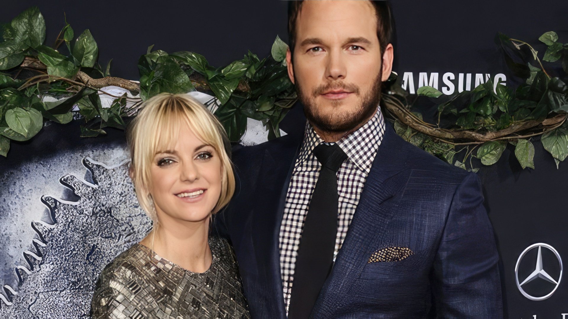 Anna Faris and her husband Chris Pratt