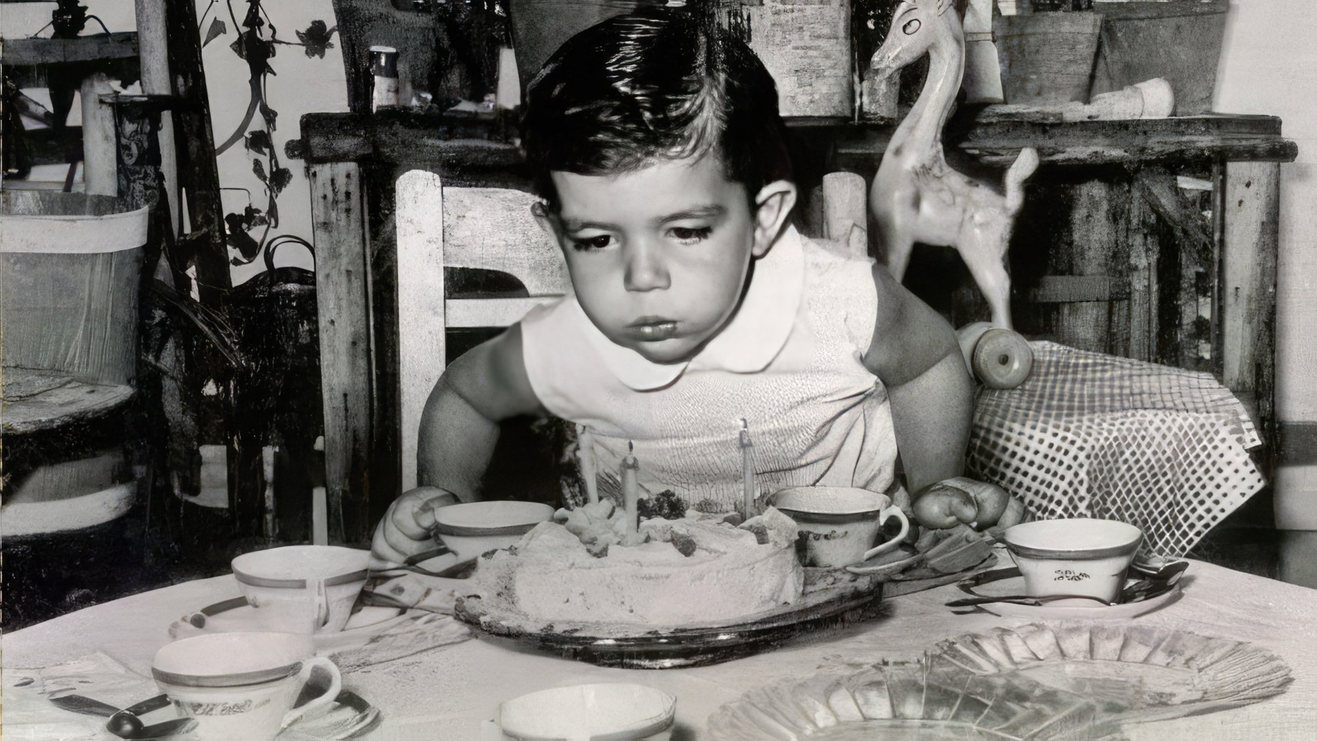 Antonio Banderas in childhood