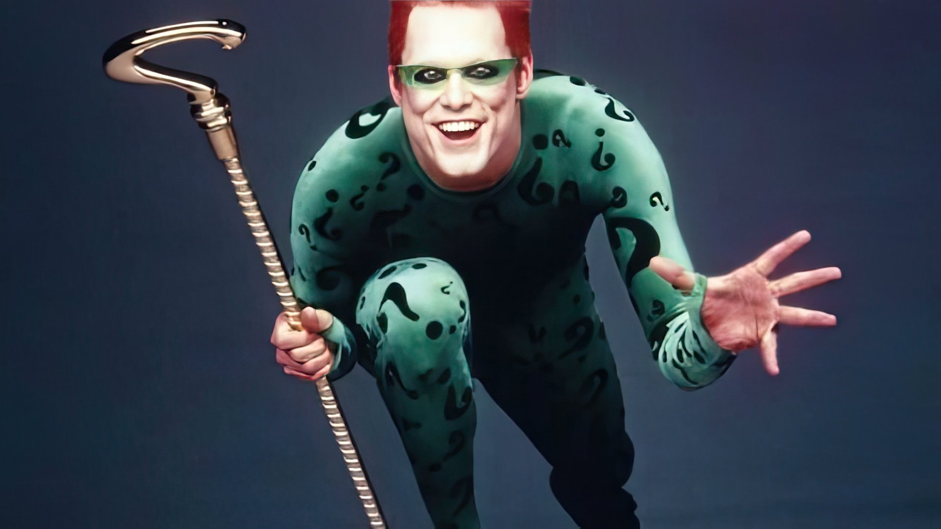 «Batman Forever»: Jim Carrey in the image of riddle