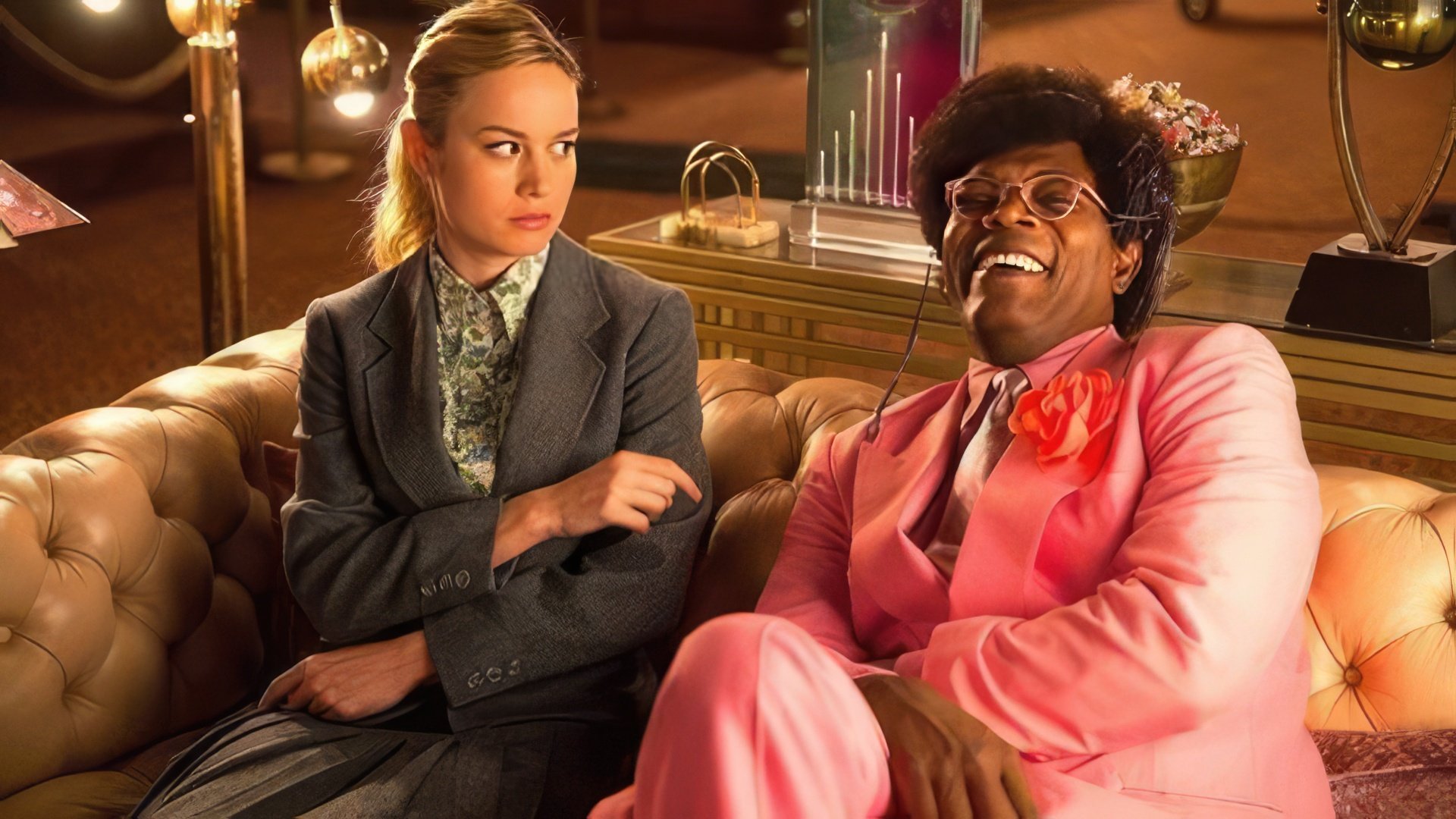 Brie Larson and Samuel L. Jackson in Unicorn Store