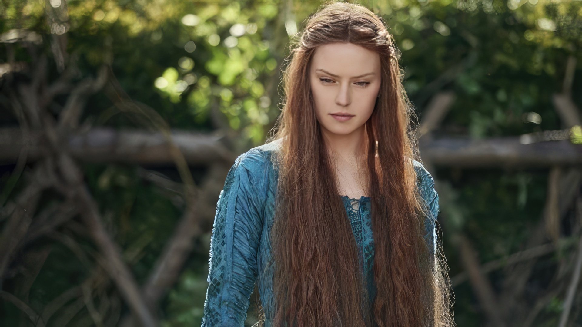 Daisy Ridley playing Ophelia