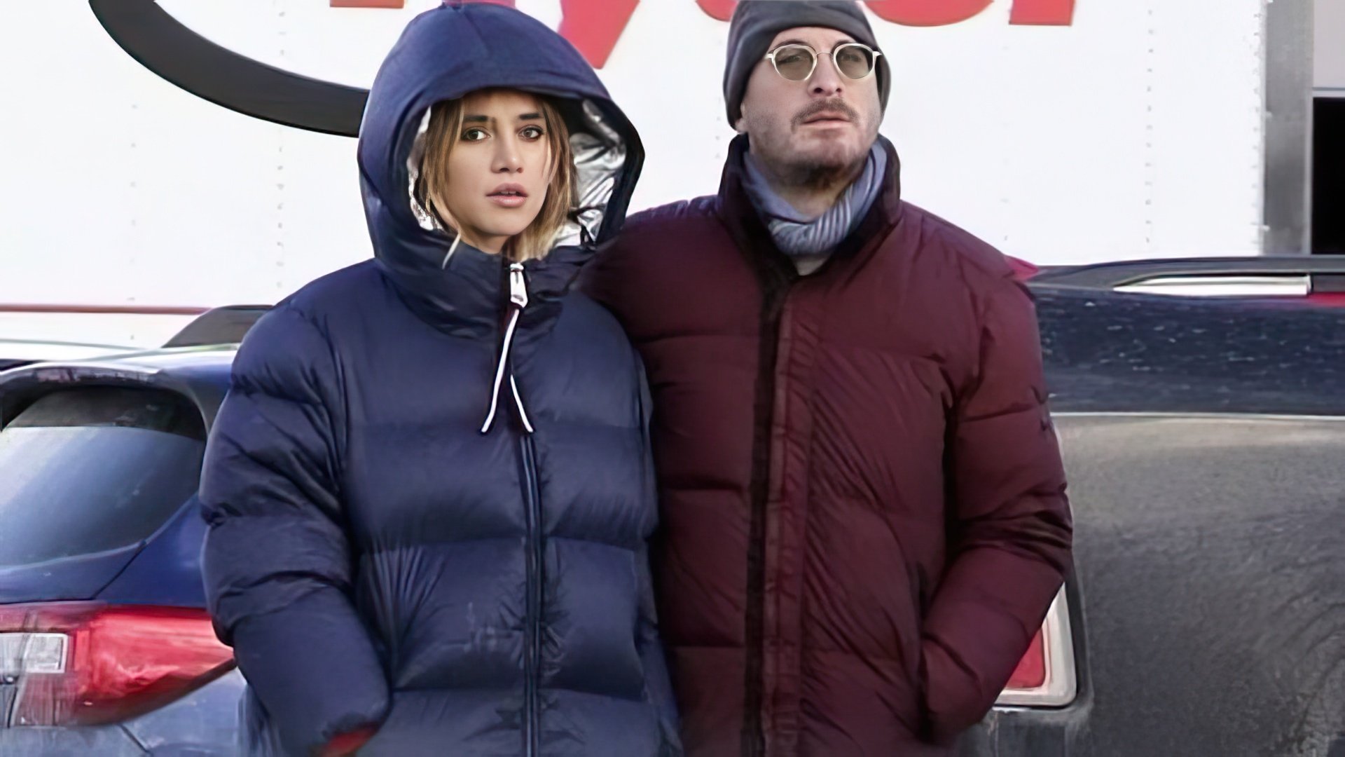 Darren Aronofsky and Suki Waterhouse