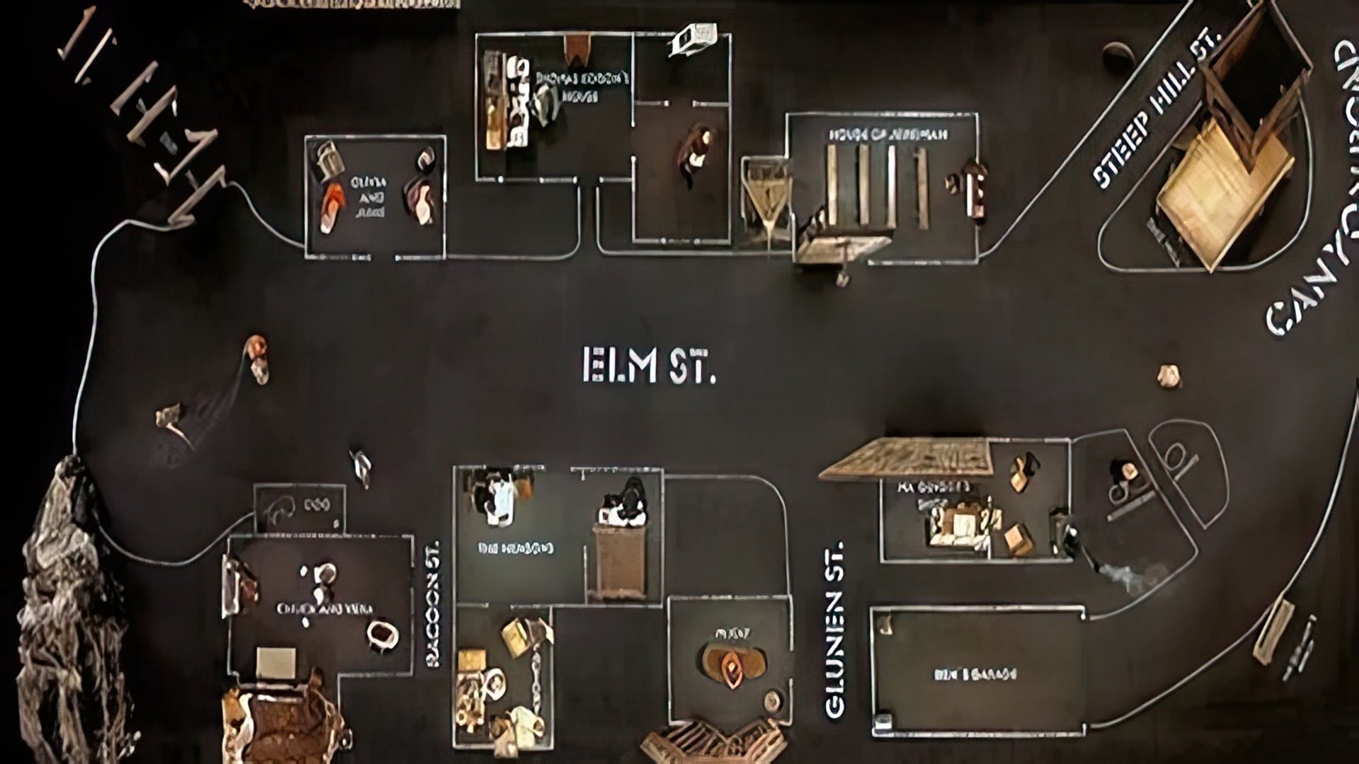 Decorations for Lars von Trier’s film Dogville