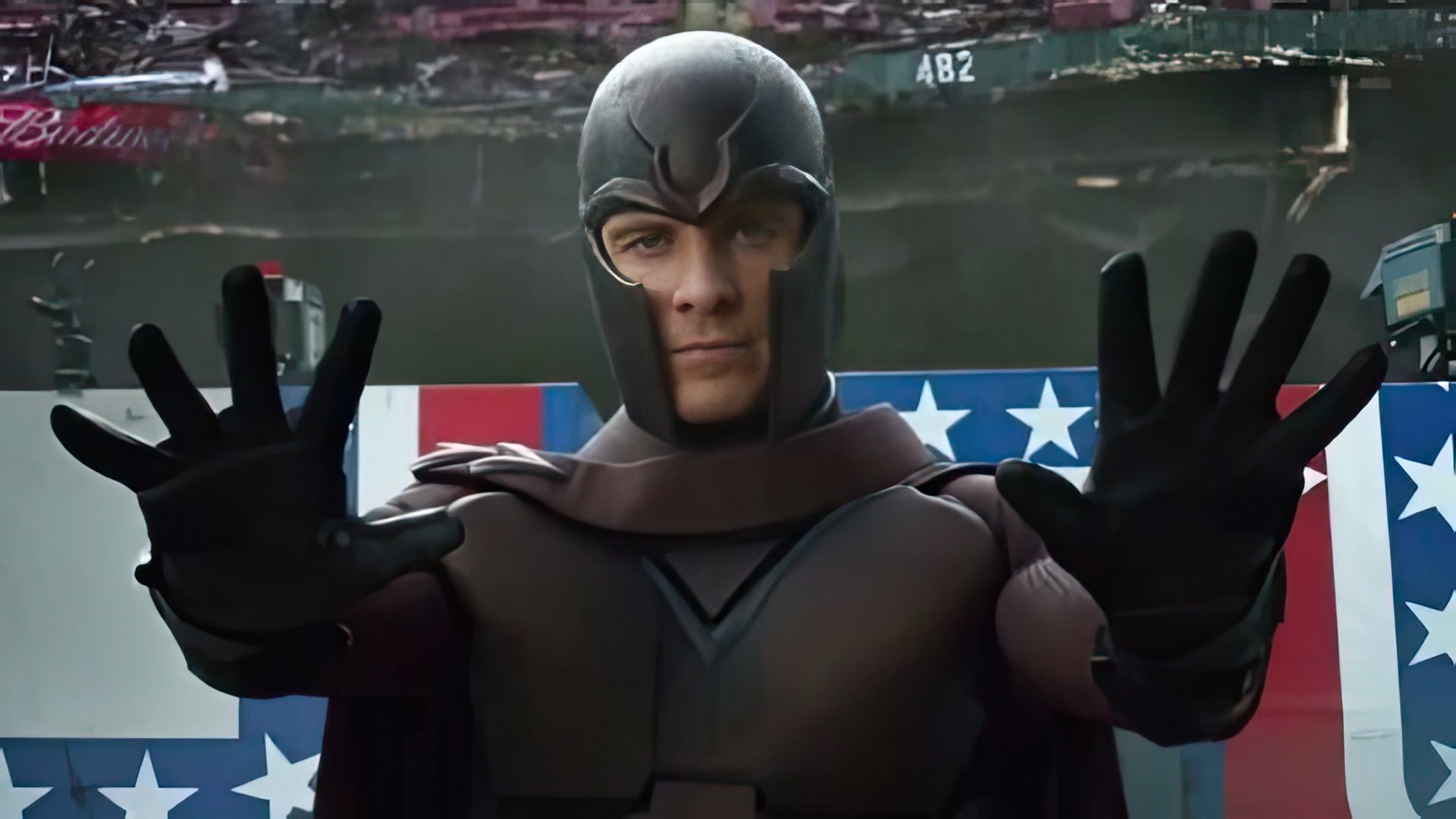 Fassbender in the role of Magneto