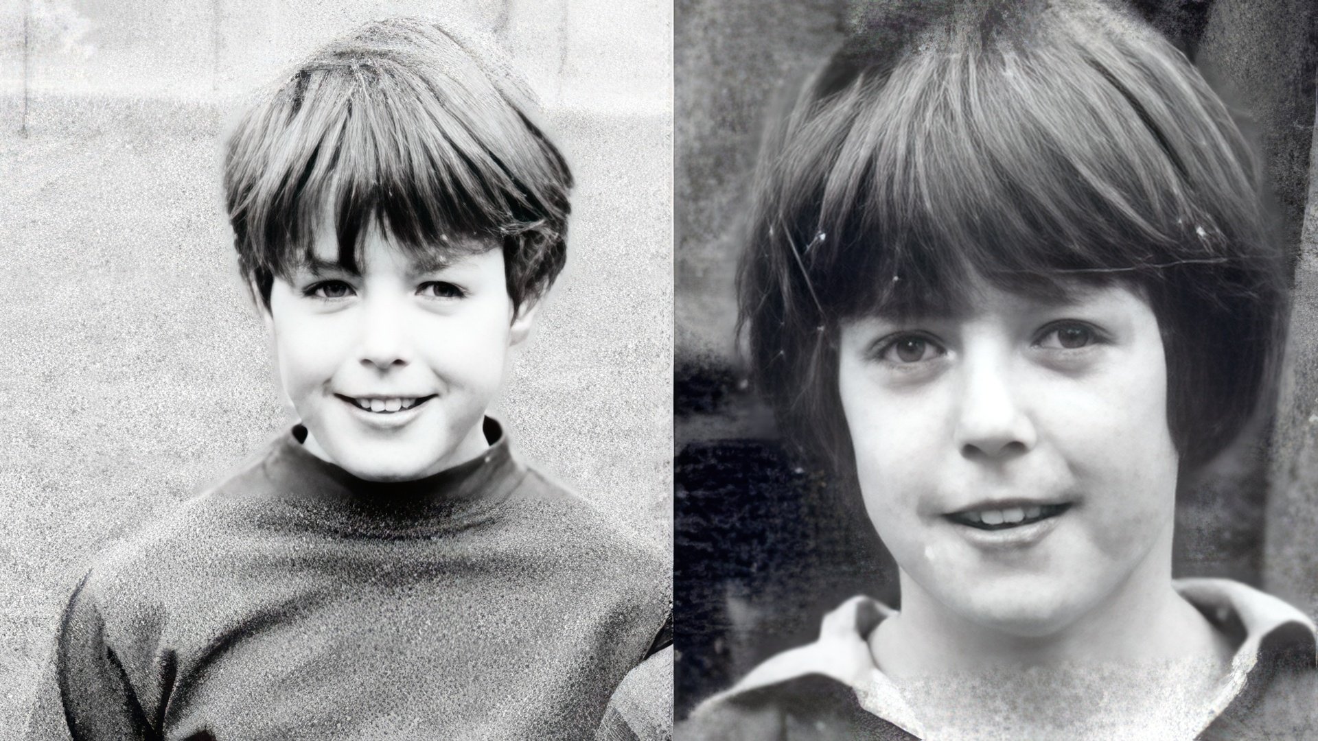 Hugh Grant in childhood