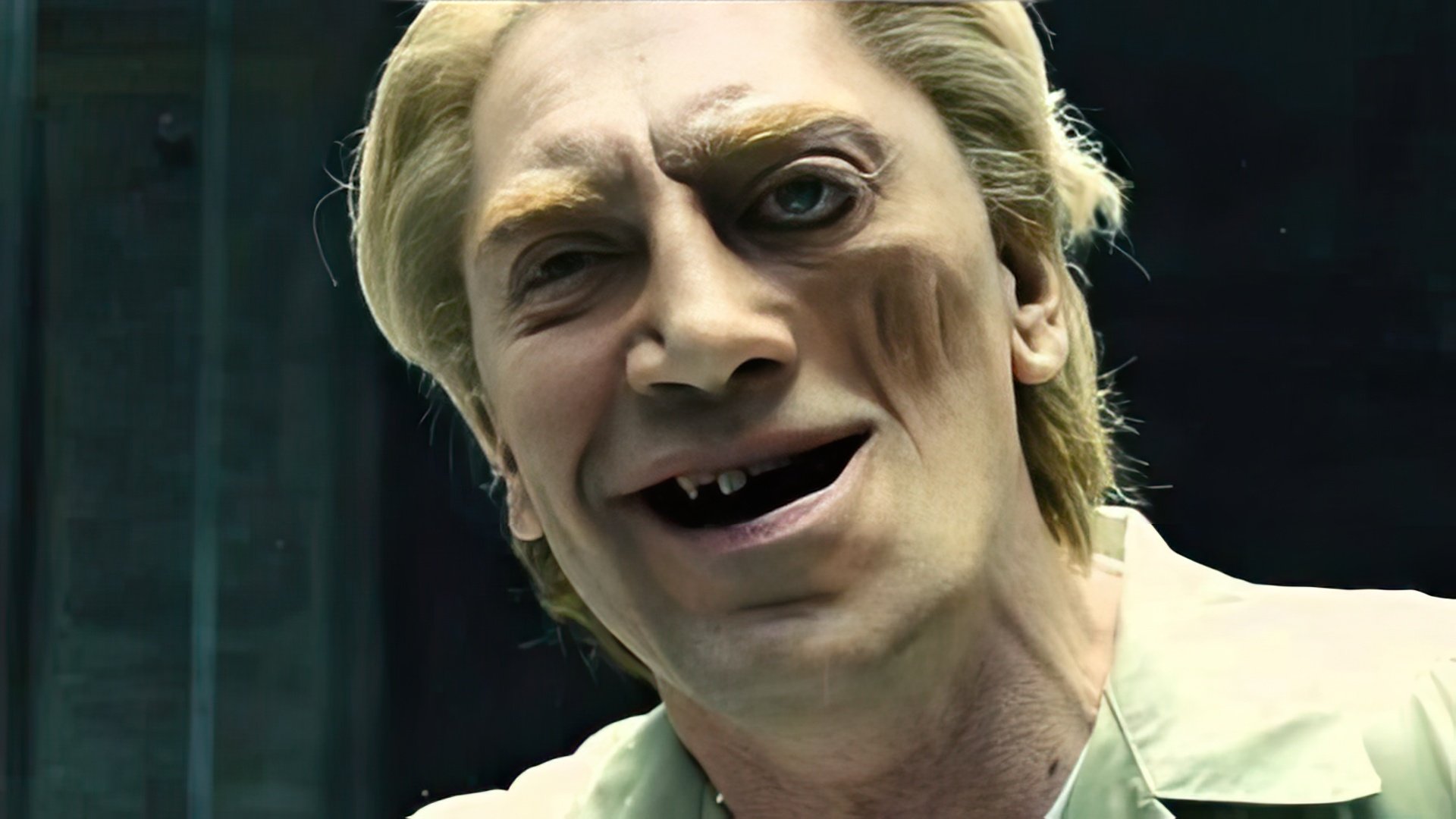 Javier Bardem in make-up from Skyfall