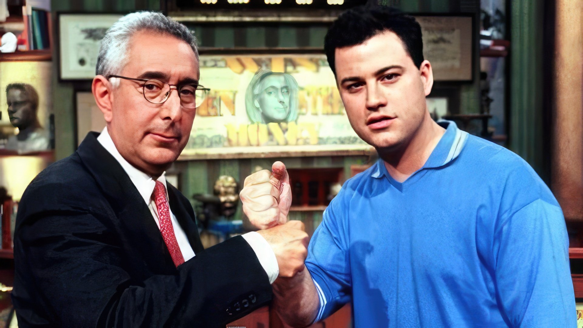 Jimmy Kimmel and Ben Stein in «Win Ben Stein’s Money» show