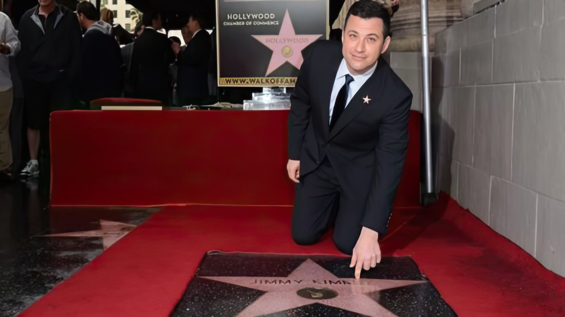 Jimmy Kimmel got his start at the Hollywood Walk of Fame