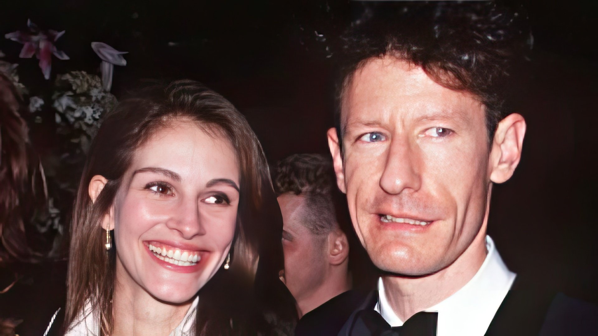 Julia Roberts and Lyle Lovett