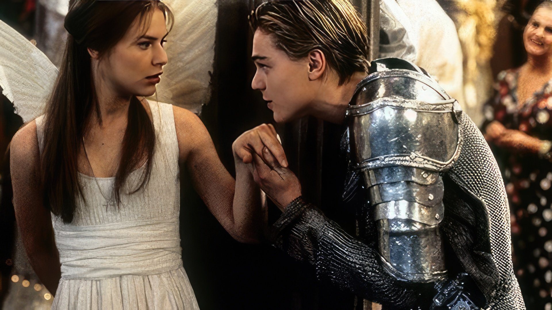 Lenardo DiCaprio and Claire Danes in «Romeo + Juliet»