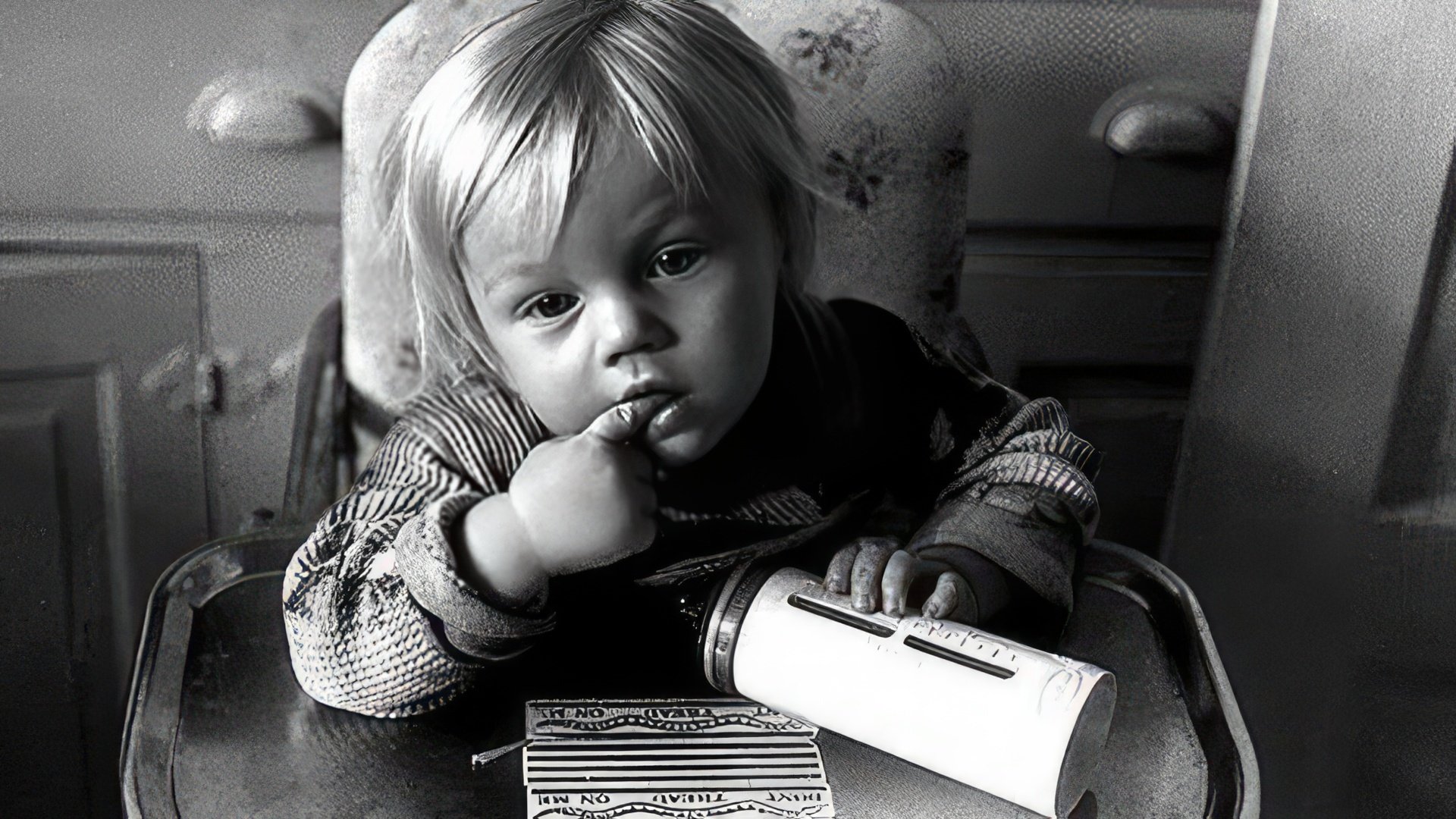 Leonardo DiCaprio as a child