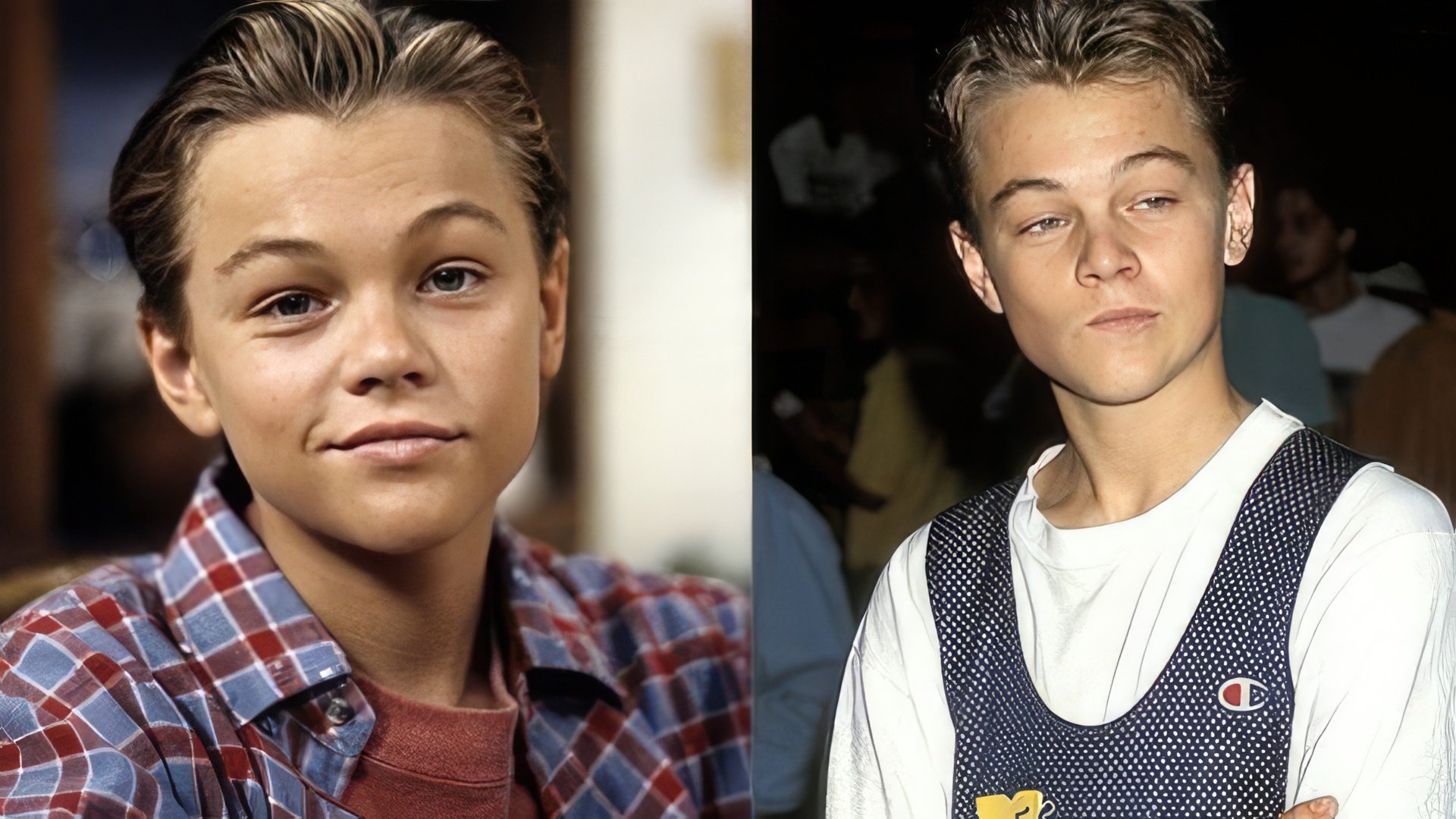Leonardo DiCaprio as a teenager