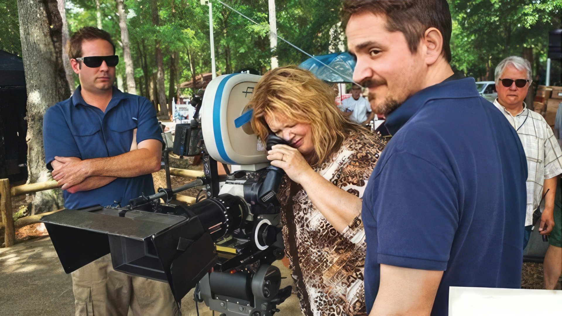 Melissa McCarthy on the set of Tammy