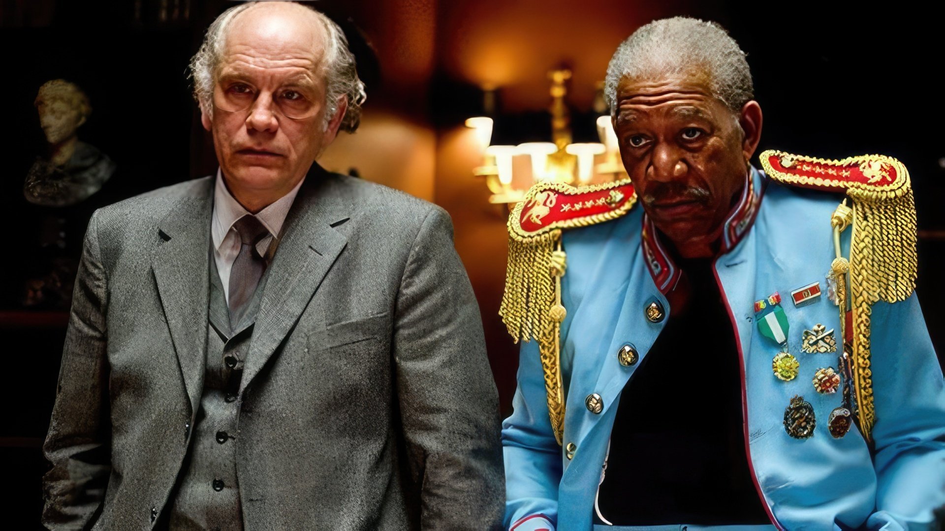 Morgan Freeman and John Malkovich in the RED
