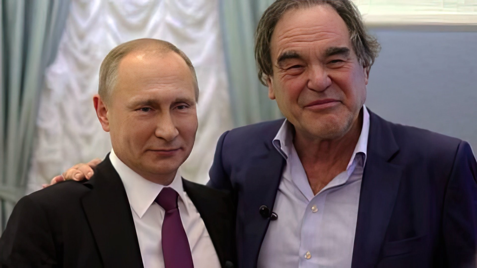  Oliver Stone and Vladimir Putin
