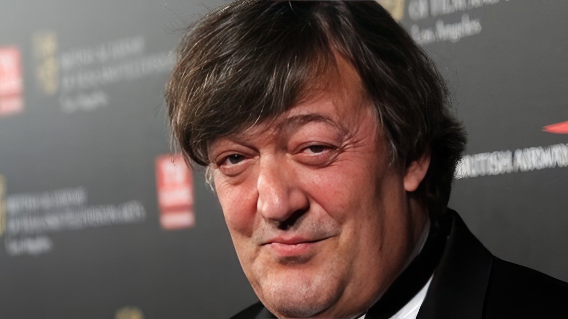 On the photo: Stephen Fry