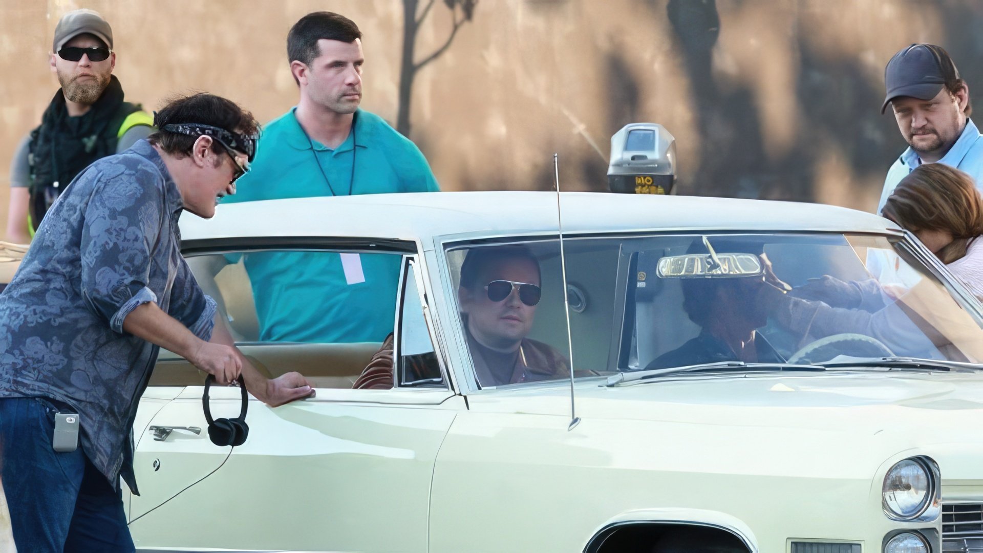 On the set of the criminal drama «Once Upon a Time in Hollywood»