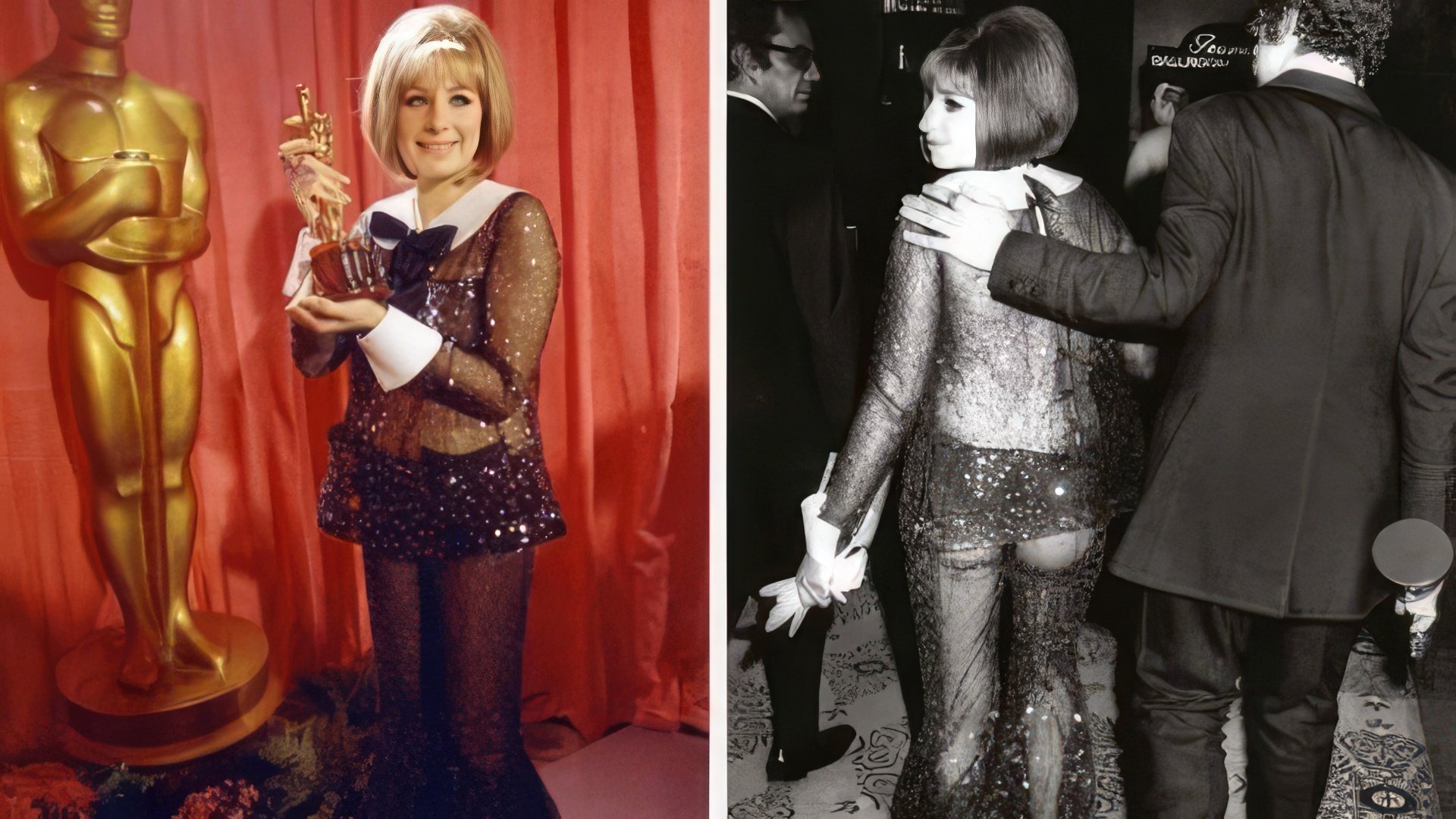 Oscars 1969: Barbara Streisand and her candid attire