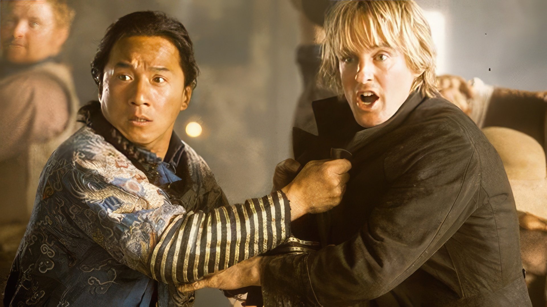 Owen Wilson and Jackie Chan in Shanghai Noon